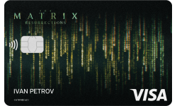 Карта Black Matrix к  фильму «Матрица: Воскрешение»  от Тинькофф Банк